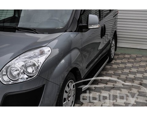 Защита порогов (площадка) для Fiat Doblo.